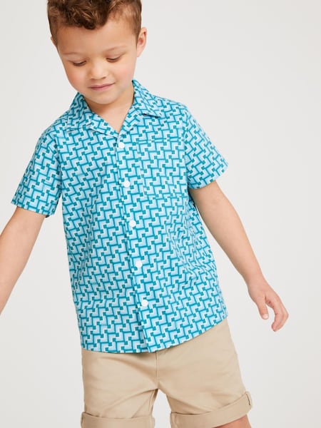 Бирюзовый - Baker by Ted Baker Printed Shirt (C02291) | €14 - €17