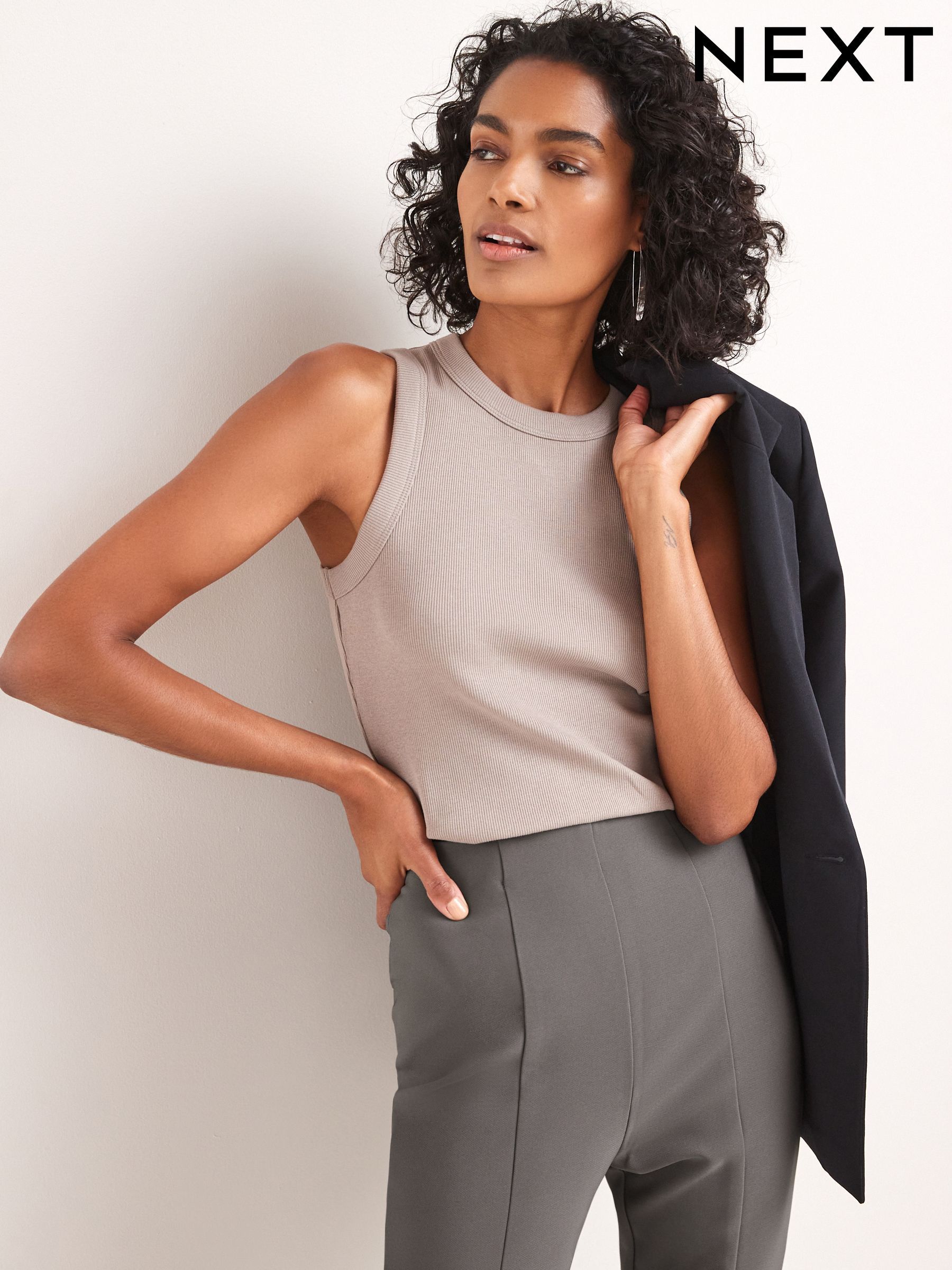 Sleeveless casual tops top