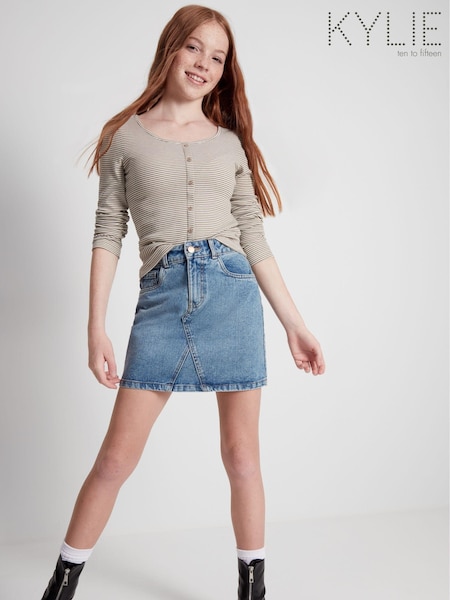 Kylie Teen Blue Denim Mini Skirt (C03096) | €6