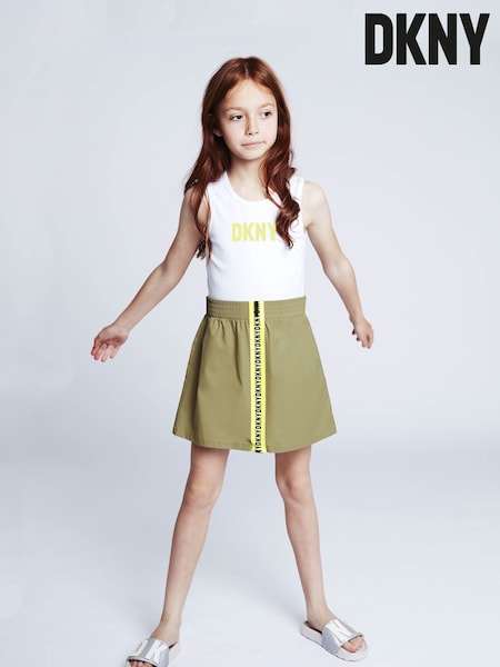 DKNY White Logo Sleeveless Dress (C03431) | €46 - €56