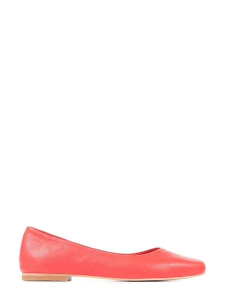 Rot - Jones Bootmaker Elenora Leather Ballerina Flats (C04713) | 53 €