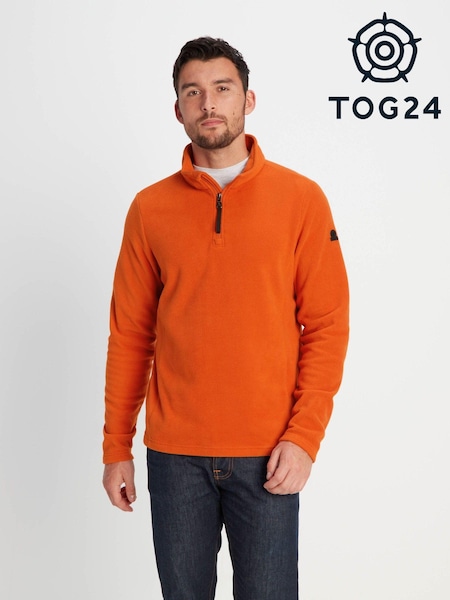 Tog 24 Orange Revive Quarter Zip Fleece (C04739) | $44
