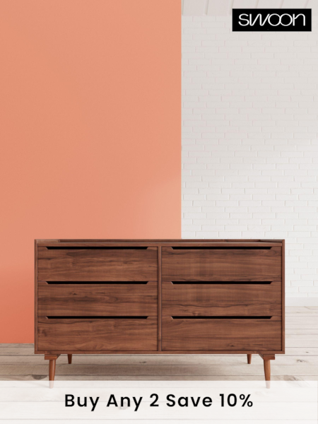 Swoon Brown Southwark Chest of Drawers (C04943) | €956.50