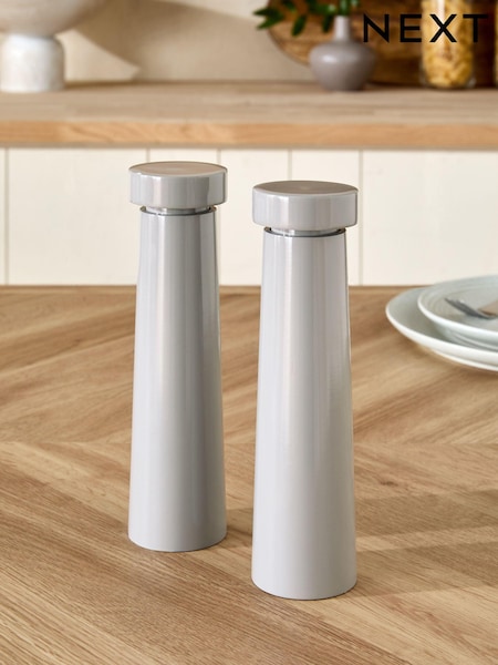 Grey Filled Salt and Pepper Grinder Set (C05239) | €32