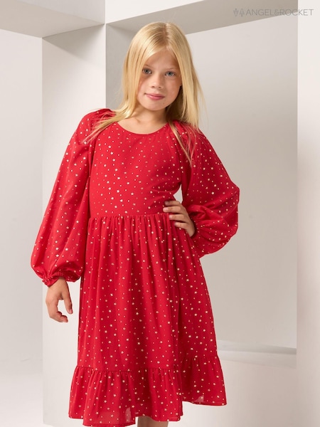 Angel & Rocket Red Ada Star Party Dress (C05521) | €19 - €21.50
