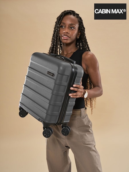 Серый - Cabin Max Anode Four Wheel Carry On Easyjet Sized Underseat 45cm Suitcase (C05725) | €66