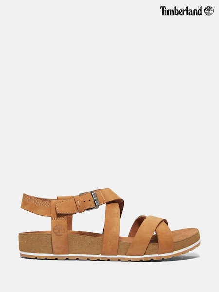 Timberland Brown Malibu Waves Ankle Sandals (C05979) | LEI 633