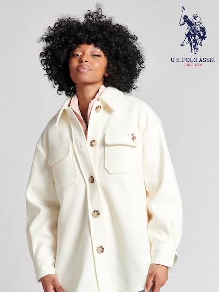 U.S. Polo Assn. Womens Overshirt Coat (C06343) | €76