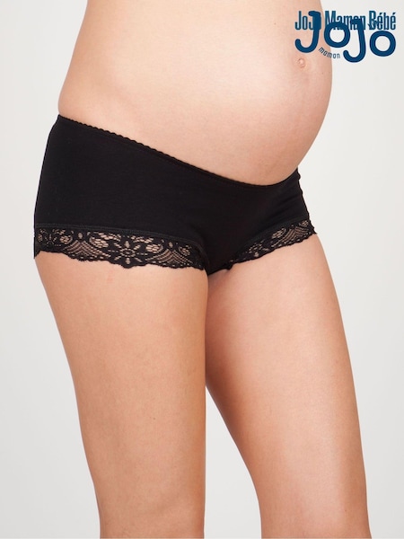 JoJo Maman Bébé 3-Pack Lace Trim Maternity Shorts (C06697) | 24 €