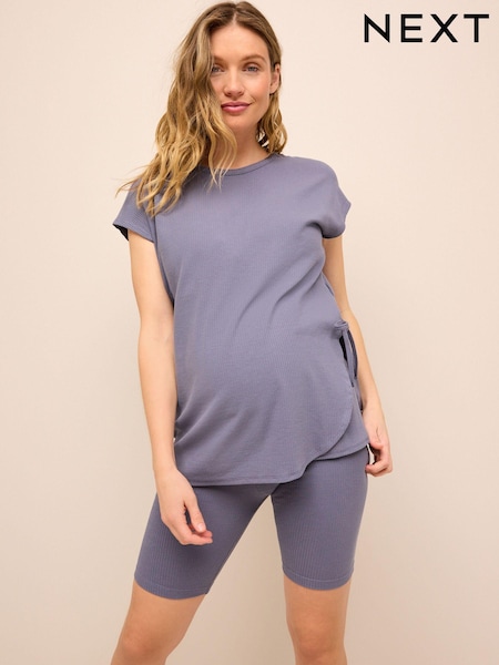 Blue Maternity Cycling Shorts (C06763) | €9