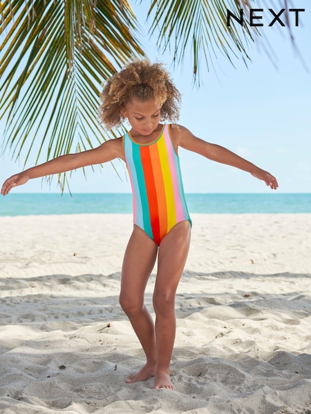 Multi Blanket Stitch Swimsuit (3-16yrs) (C07584) | €8 - €11