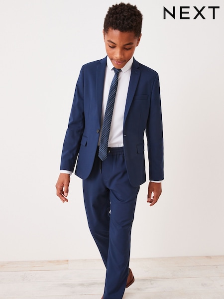 Blue Tailored Fit Suit Trousers (12mths-16yrs) (C07647) | €28 - €48
