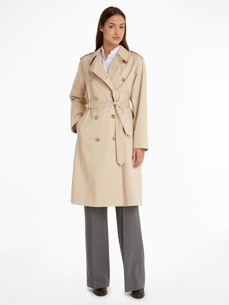 Tommy Hilfiger Brown Trench Coat (C07758) | €159