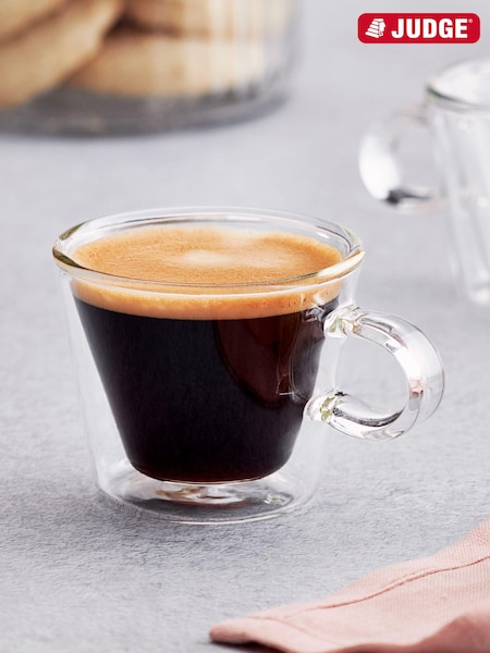 Judge Clear Duo Flare Double Walled Espresso Glass Set (C08050) | €18.50