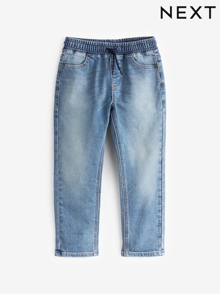 Light Blue Regular Fit Stretch Elasticated Waist Jeans (3-16yrs) (C08553) | $23 - $32