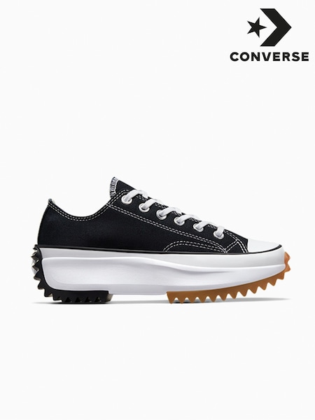 Converse Black/White Run Star Hike Low Trainers (C09829) | €76