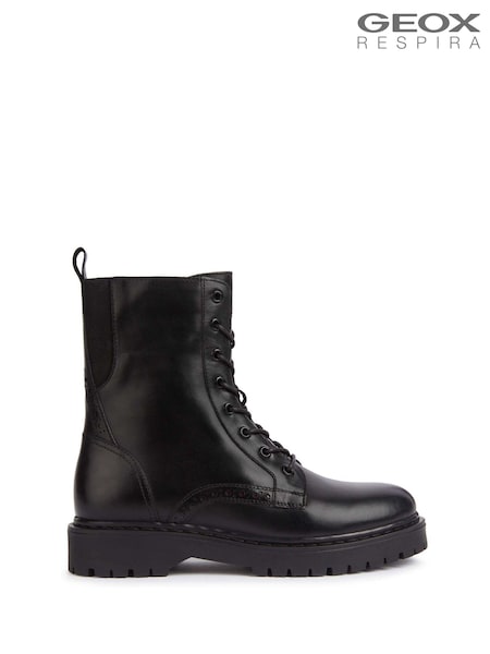 Geox Womens Bleyze Black Boots (C10884) | LEI 931