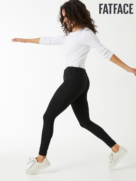 FatFace High Waist Black Jegging Trousers (C11397) | €30