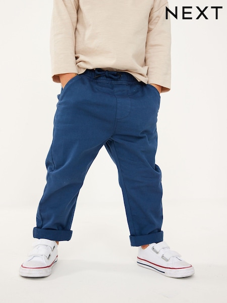 Neutral Tan Loose Fit Pull-On Chino Trousers (3mths-7yrs) (C13000) | €8 - €9