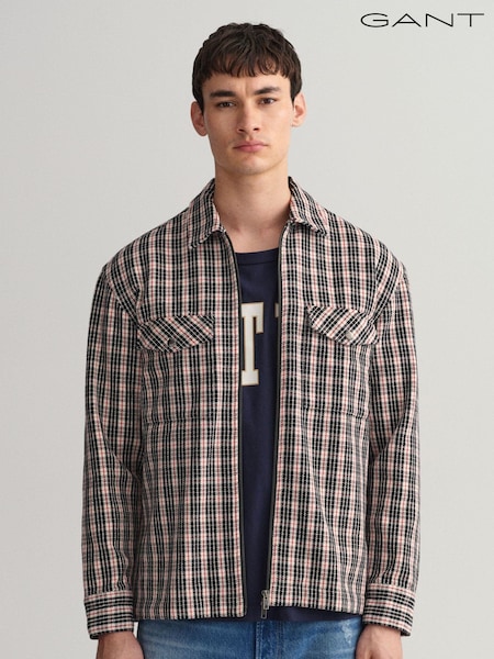 GANT Cream Regular Heavy Twill Zip Shirt (C13394) | €102
