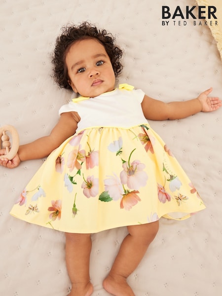 Baker by Ted Baker Yellow Mockable Dress (C13425) | € 21 - € 23