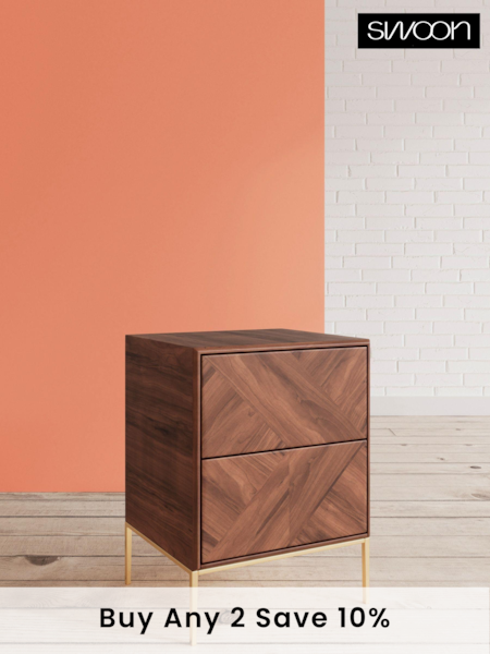 Swoon Brown Norrebro Bedside Table (C14169) | €339