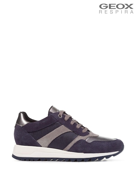 Geox Womens Tabelya Blue Trainers (C14347) | ‏578‏₪