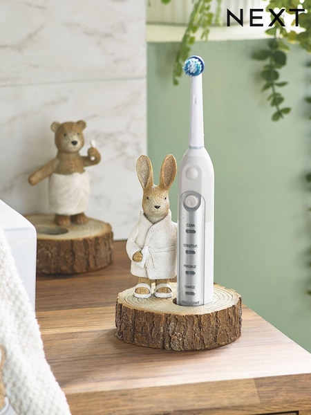 Natural Rosie Bunny Electric Toothbrush Holder (C14661) | €16