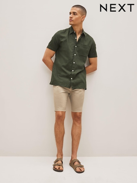 Stone Skinny Stretch Chino Shorts (C14683) | €2