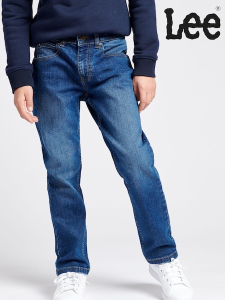 Lee Mid Blue Boys Straight Fit Daren Jeans (C15313) | €57 - €77
