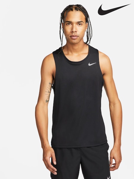 Nike Black Dri-FIT Miler Running Vest Top (C15361) | €40