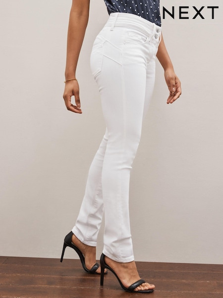 Белый - Lift, Slim And Shape Slim Jeans (C15508) | €9
