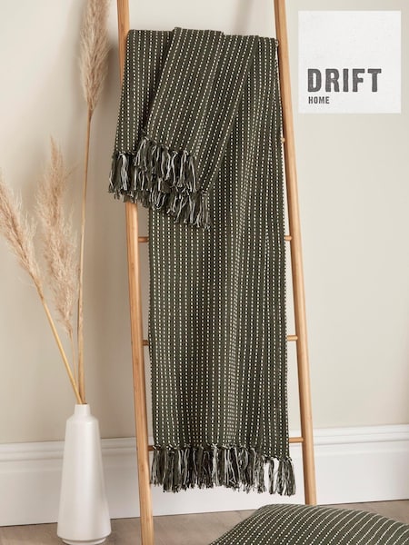 Drift Home Green Quinn 100% Cotton Throw (C15604) | 1,202 UAH