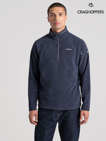 Craghoppers Blue Corey Quarter Zip Fleece (C16738) | €53