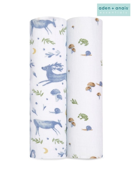aden + anais Organic Cotton Muslin Blankets 2 Pack (C18123) | €49