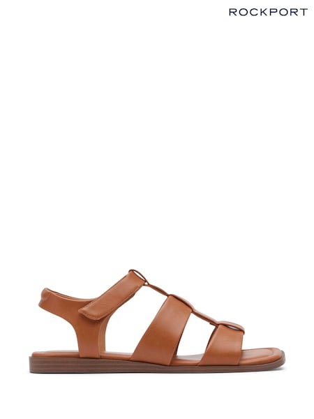 Rockport Imogen Gladiator Brown Shoes (C18553) | €44