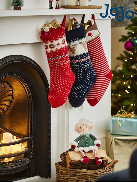 JoJo Maman Bébé Robin Knitted Stocking (C19215) | €37