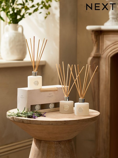 Country Luxe Spa Retreat Lavender and Geranium Set of 3 Fragranced Reed Diffuser (C19731) | €26