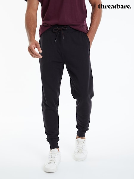Musta - Threadbare Cotton Blend Joggers (C20074) | €32
