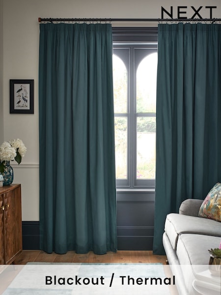 Cotton Pencil Pleat Curtains (C20471) | €18 - €46