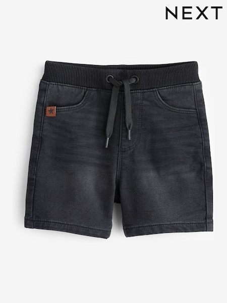 Black Jersey Denim Shorts (3mths-7yrs) (C20889) | €9 - €11