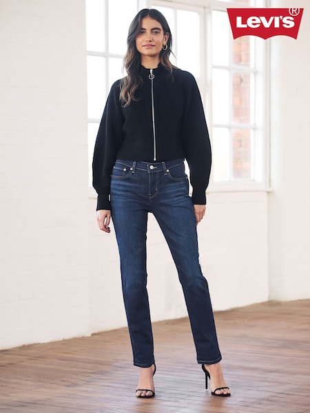 Levi's® Cobalt Layer Mid Rise Boyfriend Jeans (C21034) | LEI 708