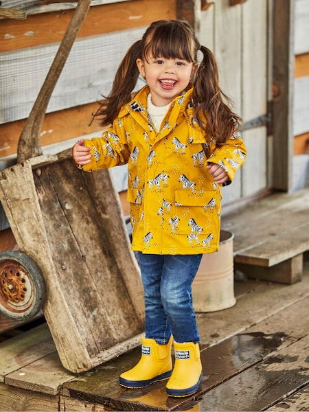 Senfgelb - JoJo Maman Bébé Bequeme, gefütterte Gummistiefeletten (C21401) | 39 € - 42 €