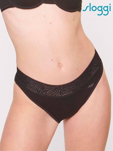 Sloggi Light Period Pants Tai Black Briefs 2 Pack (C21404) | €47