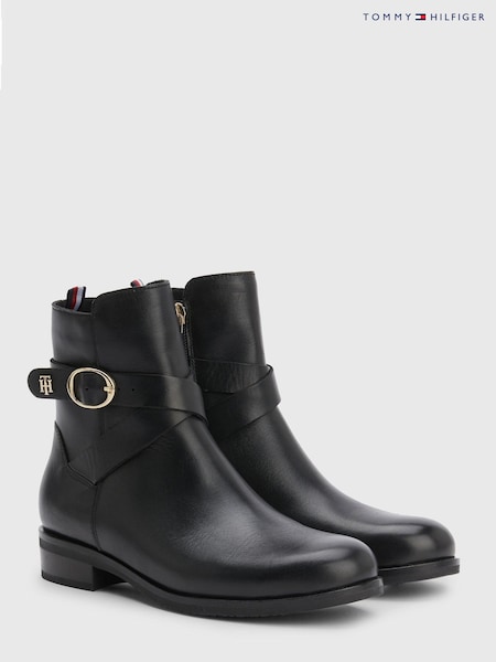Tommy Hilfiger Black Belt Boots (C21559) | €102