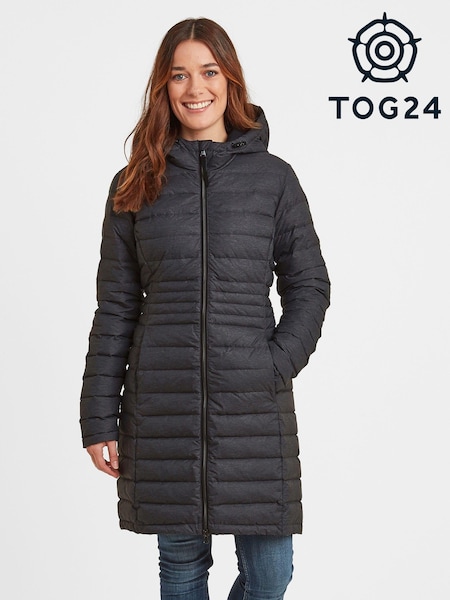Tog 24 Grey Bardsea Long Down Coat (C21828) | €79