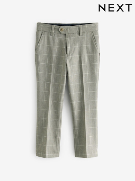Neutral Check Suit Trousers (12mths-16yrs) (C22774) | €14 - €23