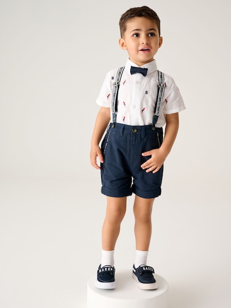Baker by Ted Baker Shirt, Shorts and Braces Set (C24107) | €27 - €31