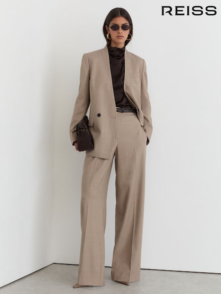 Бейтарап - Reiss Juniper Wool-blend Wide-leg Suit Trousers