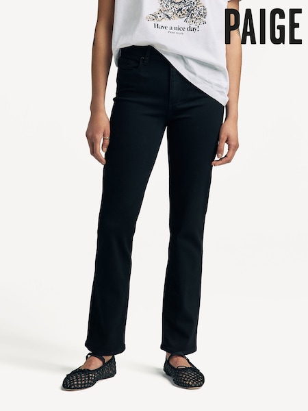 črna - Paige Cindy High Rise Straight Jeans (C26130) | € 303